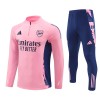 Arsenal Trenings Collegegenser 2024-25 Kvart-Zip Rosa - Herre